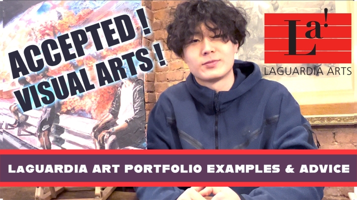 INTERVIEW WITH ACCEPTED LAGUARDIA!! HIGH SCHOOL STUDENT for Visual Arts + His Accepted ART PORTFOLIO
